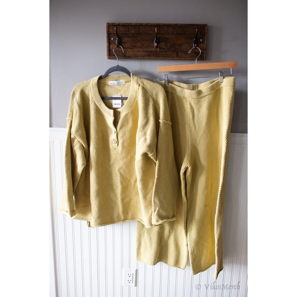 Free People Hailee Sweater Set Small Dried Moss NWT - Picture 3 of 4